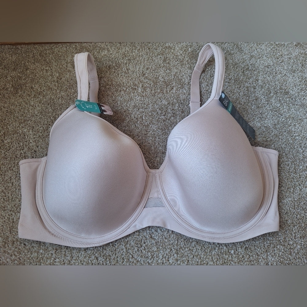 NWT Bali Minimizer Nude/Blush Bra Women's Underwire Size 42DD